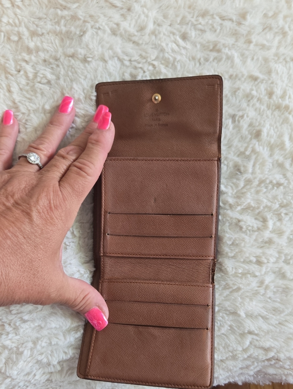 Louis Vuitton Monogram Compact Wallet in Brown - Picture 4 of 10